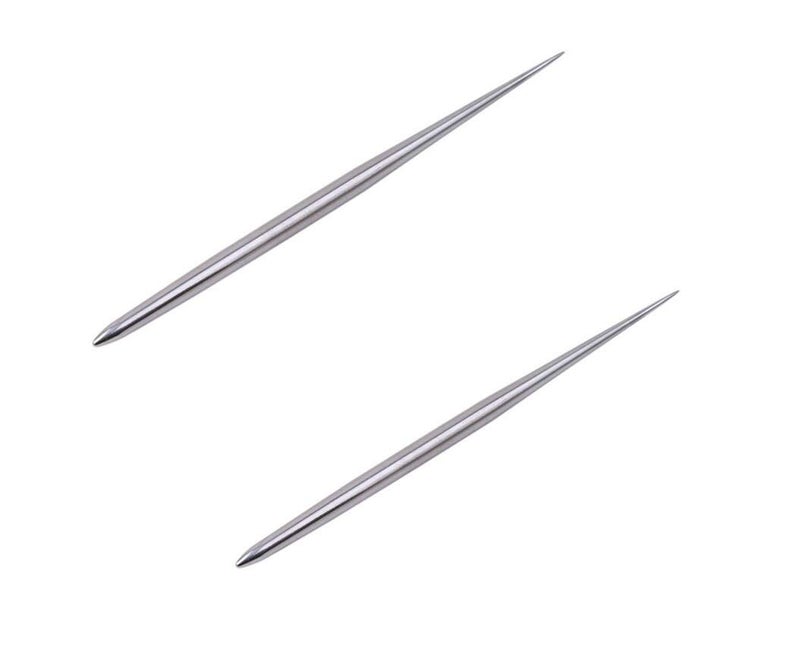 Evwoge Stainless Steel Needles Detail Tool for Pottery Modeling Carving Clay Sculpture Ceramics Tools Pack of 2 - Image 1